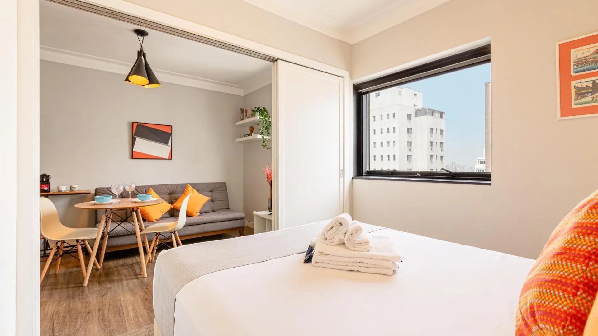 Easy Star - Flat Aconchegante C/Vaga No Jardins - Zj01H Apartment Sao Paulo