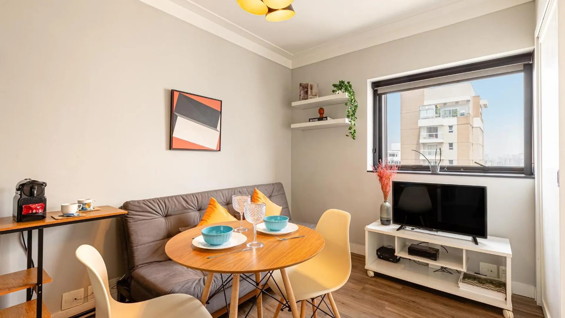 Easy Star - Flat Aconchegante C/Vaga No Jardins - Zj01H Apartment Sao Paulo