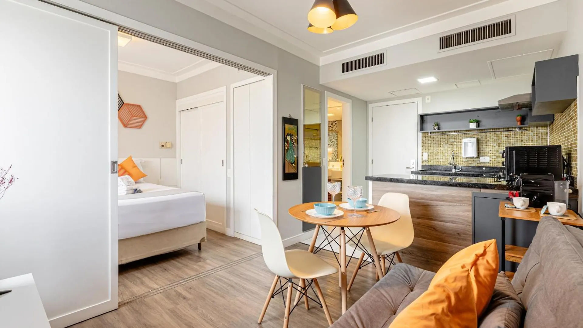 Easy Star - Flat Aconchegante C/Vaga No Jardins - Zj01H Apartment Sao Paulo